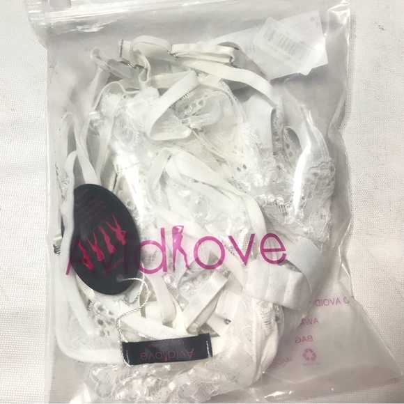 Avidlove Women Garter Lingerie Set Teddy Babydoll Bra Thong Size L - Picture 4 of 7